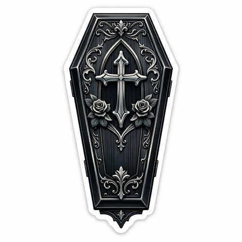 Inch gothic coffin cross - 3,